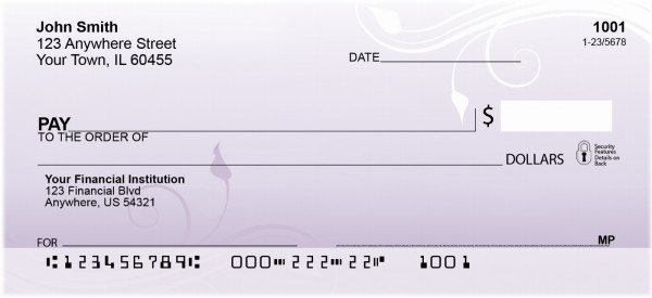 Pastel Abstracts Personal Checks | QBN-62