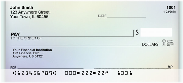 Soft Color Personal Checks | QBN-78