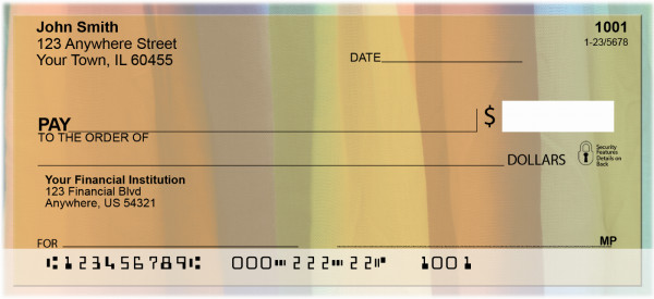 Behind The Rainbow Curtain Personal Checks | QBN-82