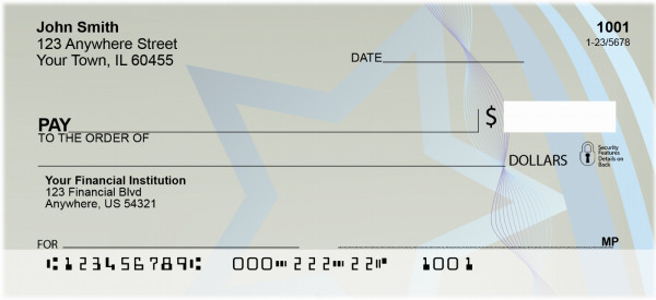 Lucky Stars Personal Checks | QBN-90