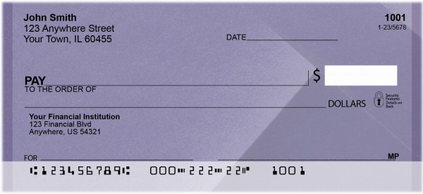 Stoned Purple Personal Checks | QBO-06