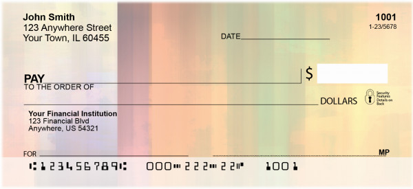 Color Lineup Personal Checks | QBO-08
