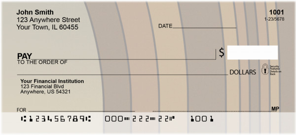 Fall Stripes Personal Checks | QBO-11