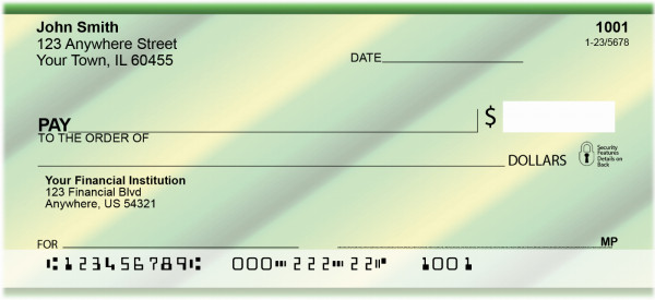 Stripes Citrus Inspired Personal Checks | QBO-19