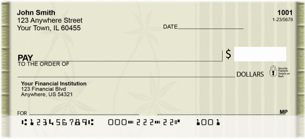 Zen Stripes Personal Checks | QBO-22