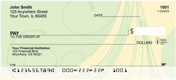 Mellow Yellow Personal Checks | QBO-25