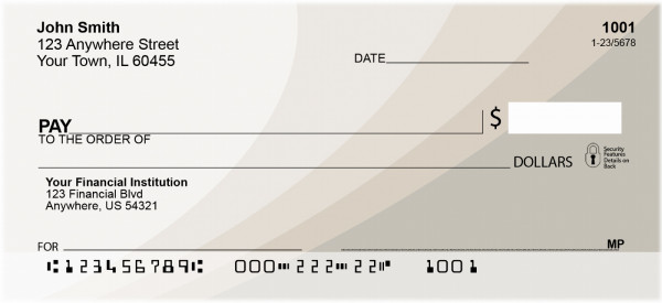 Splashing Neutrals Personal Checks | QBO-27