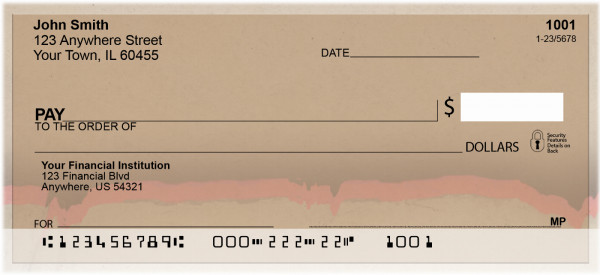 Torn And Worn Personal Checks | QBO-33