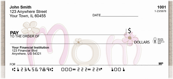 Daisy Mom Personal Checks | QBO-60