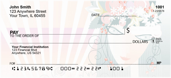 Cat Eyes Personal Checks | QBO-65