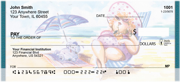 Beach Divas Personal Checks | QBO-66