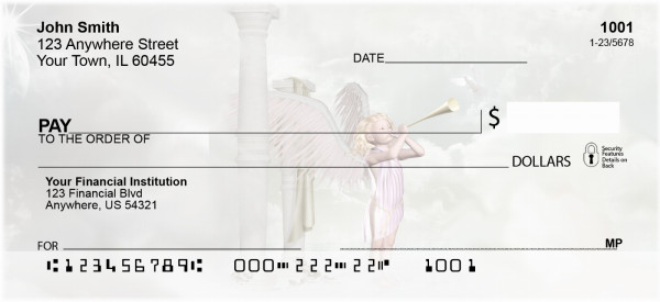 Heavenly Messengers Personal Checks | QBO-74