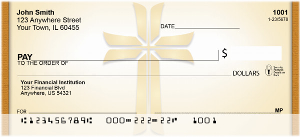 Celtic Crosses Personal Checks | QBO-78