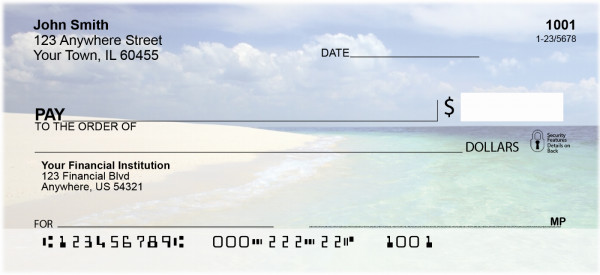 Welcome To paradise Personal Checks | QBP-08
