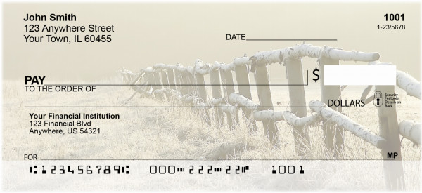 Fence Me In Personal Checks | QBP-29