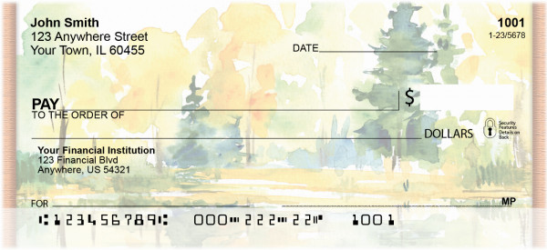 Fall In Quiet Stillness Personal Checks | QBP-32