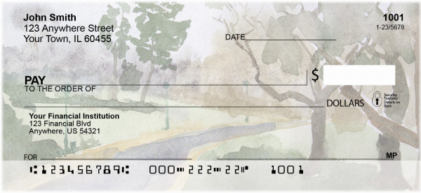 A Walk In The Park Personal Checks | QBP-34