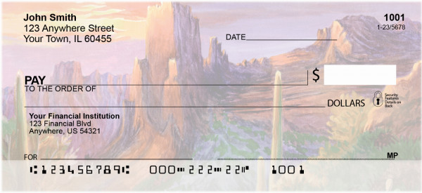 Landscape Paintings Personal Checks | QBP-66