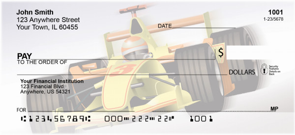 Indy Car Personal Checks | QBP-92
