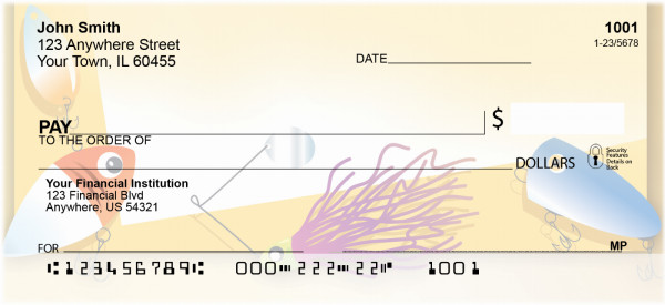 Lures For The Big Catch Personal Checks | QBQ-01