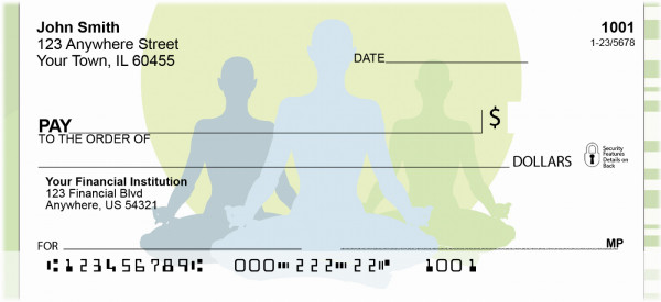 Yoga In Living Color Personal Checks | QBQ-08