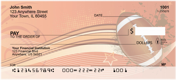 Go Orange Or Red Personal Checks | QBQ-16