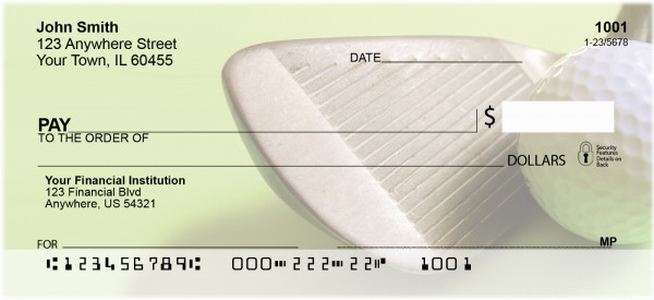 Golf Green Personal Checks | QBQ-19