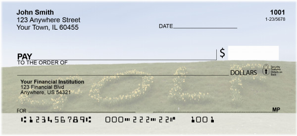 Golf In Mowed Grass Personal Checks | QBQ-20