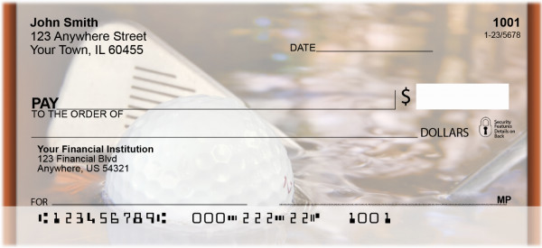 Just A Little Water Hazard Personal Checks | QBQ-23