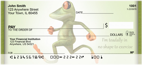Toadally In Shape Personal Checks | QBQ-46