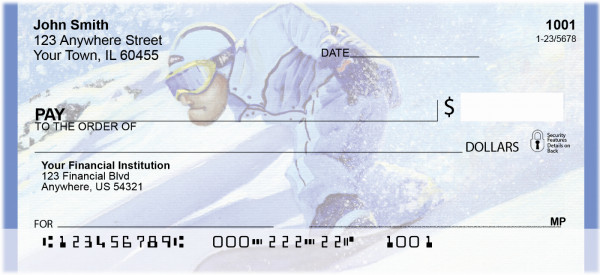 Sick Snowboarder Personal Checks | QBQ-49