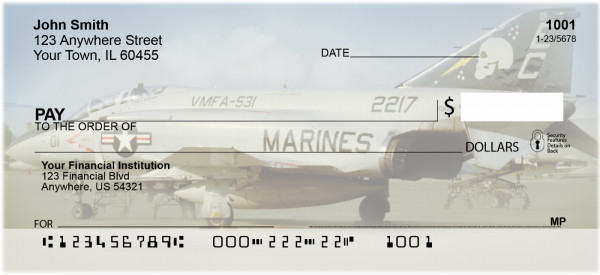 Marine VMFA-531 Plane Personal Checks | QBQ-76