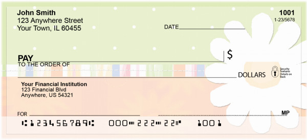 Sew Daisy Personal Checks | QBQ-89