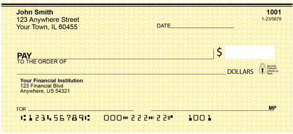 Yellow Safety Personal Checks | VAL-003