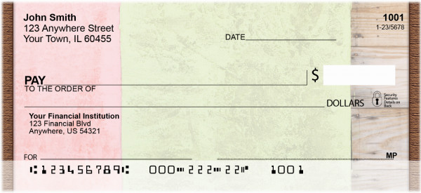 Spring Fling Personal Checks | ZABS-09