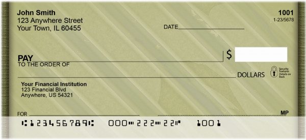 Peelin Green Personal Checks | ZABS-61