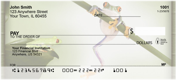 Funky Frogs Personal Checks | ZANI-76