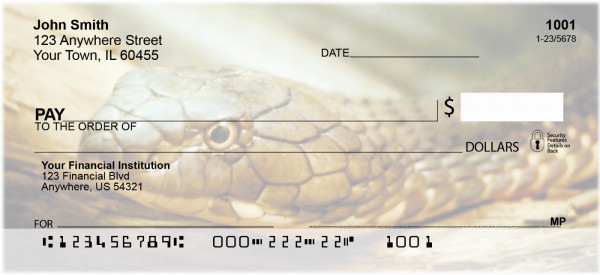 Slithering Serpents Personal Checks | ZANJ-04