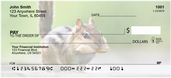 Chipmunks Everywhere Personal Checks | ZANJ-27
