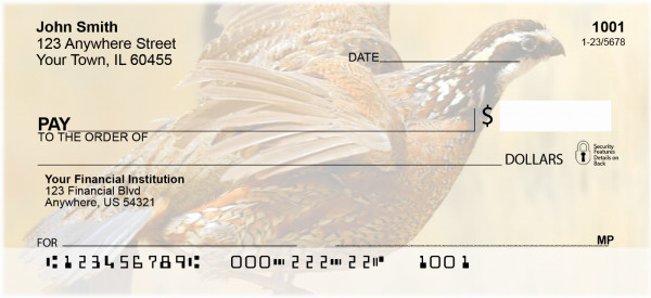 Quail Season Personal Checks | ZANJ-61