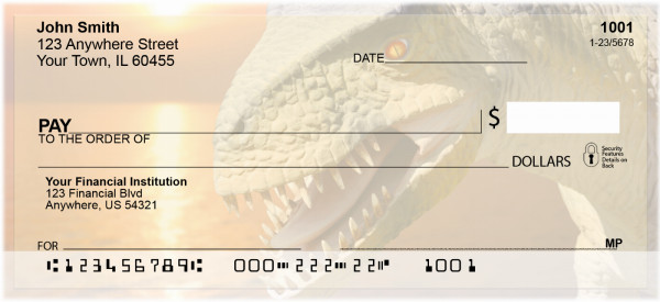 Prehistoric Visions Personal Checks | ZANK-03
