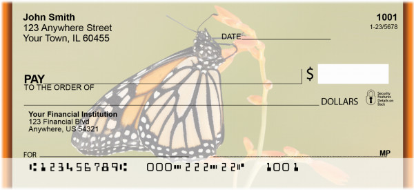 Butterfly Perspective  Personal Checks | ZANK-09