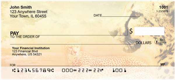 Cheetahs Personal Checks | ZANK-27