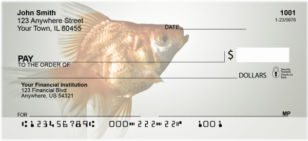 Goldfish Personal Checks | ZANK-44