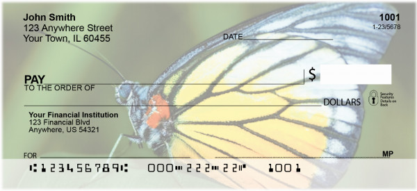 Butterfly Bonanza Personal Checks | ZANK-61