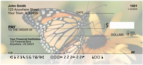 Golden Wings Personal Checks | ZANK-65