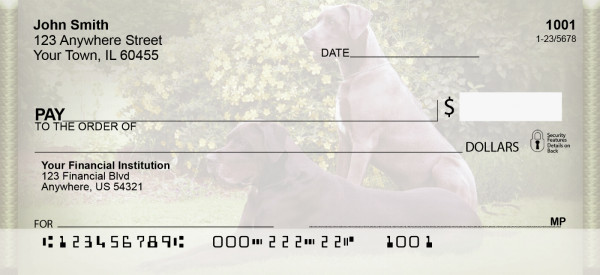 Great Danes Personal Checks | ZDOG-17