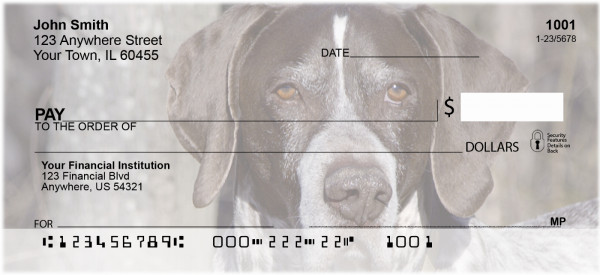 German Short Haired Pointers Personal Checks | ZDOG-28