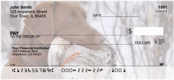 Labradors At Work Personal Checks | ZDOG-29