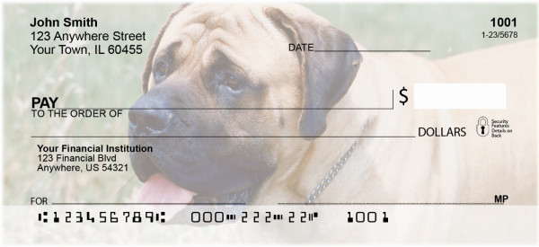 Mastiff Personal Checks | ZDOG-33